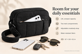 Puffy Nylon Mini Crossbody Bag — 2.4L