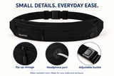 WeeNOD Slim Running Belt — Water-Resistant Phone Waist Pack