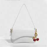 WeeNOD Cherry Charm Saddle Shoulder Bag